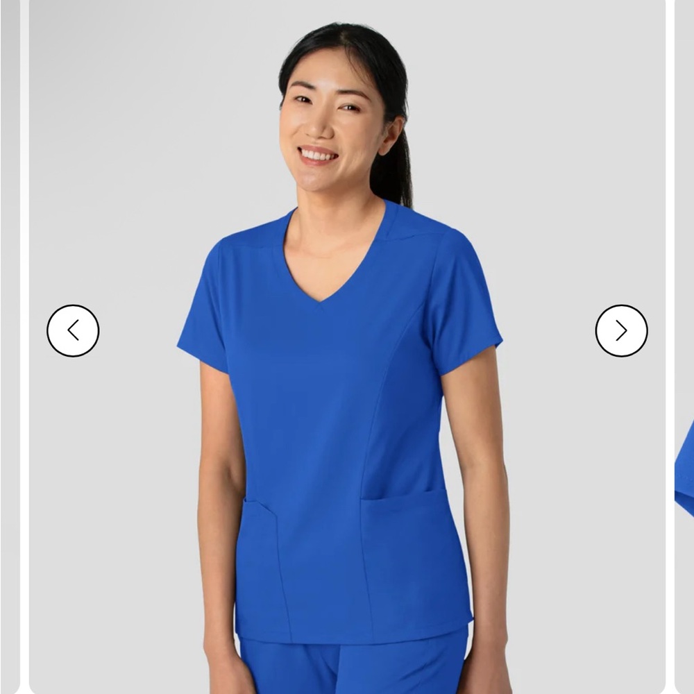 Wink Boundless Women's 2-Pocket V-Neck Scrub Top NWT XL (2 available)